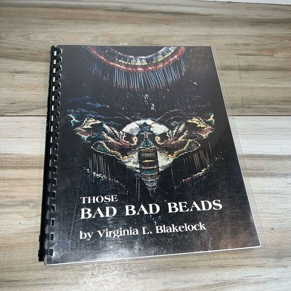 Those Bad Bad Beads Sixth Edition 1990 Virginia Blakelock Illustr. spiral EUC - Picture 1 of 6